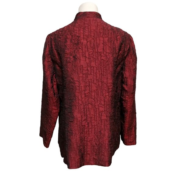 Coldwater Creek Wine/Red Blazer - Picture 4 of 8